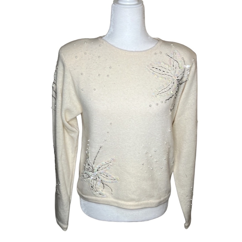 Vintage Marisa Christina Lambswool angora blend sweater